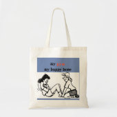 gym happy hour canvas tas (Voorkant)
