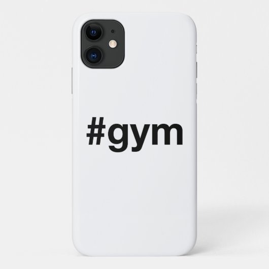 GYM Hashtag Case-Mate iPhone Case (Achterkant)