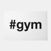 GYM Hashtag Deurmat (Voorkant)