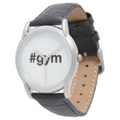 GYM Hashtag Horloge (Gekanteld)