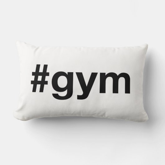 GYM Hashtag Kussen (Voorkant)