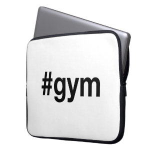GYM Hashtag Laptop Sleeve