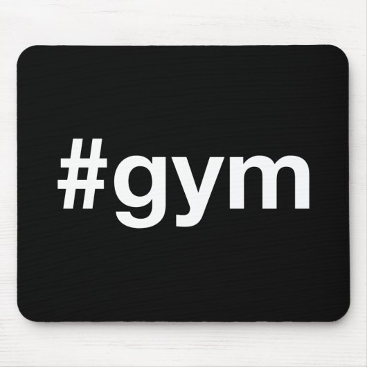 GYM Hashtag Muismat (Voorkant)