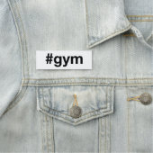 GYM Hashtag Naamplaatje (In situ)