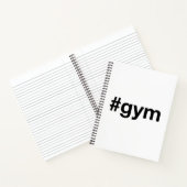 GYM Hashtag Notitieboek (Binnen)