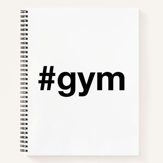 GYM Hashtag Notitieboek (Voorkant)