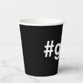 GYM Hashtag Papieren Bekers (Voorkant)