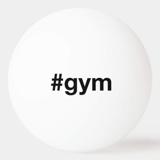 GYM Hashtag Pingpongbal (Voorkant)
