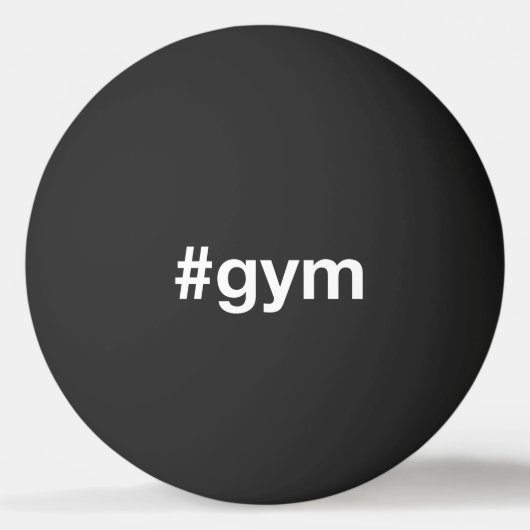 GYM Hashtag Pingpongbal (Voorkant)