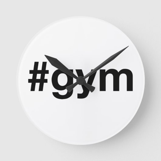 GYM Hashtag Ronde Klok (Voorkant)