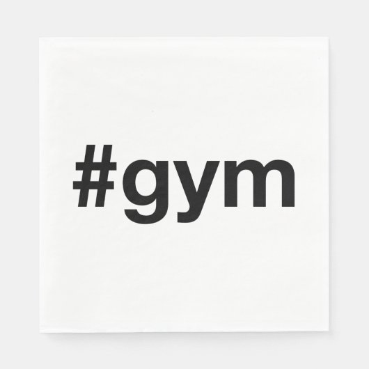 GYM Hashtag Servet (Voorkant)