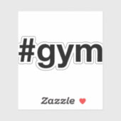 GYM Hashtag Sticker (Vel)