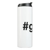GYM Hashtag Thermosbeker (Gedraaid links)