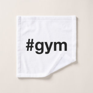 GYM Hashtag Washandje