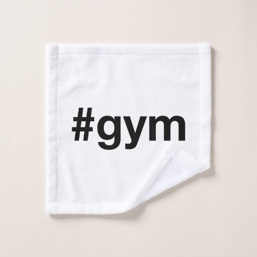 GYM Hashtag Washandje (Wasdoekje)