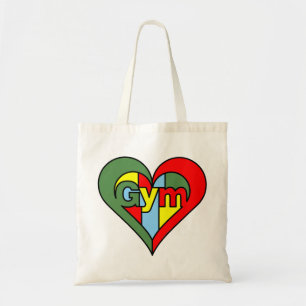 Gym Heart Tote Bag