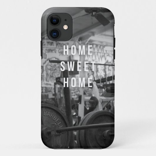Gym - Home Sweet Home - Barbell - Workout Case-Mate iPhone Case (Achterkant)