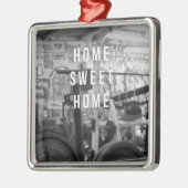Gym - Home Sweet Home - Barbell - Workout Metalen Ornament (Links)