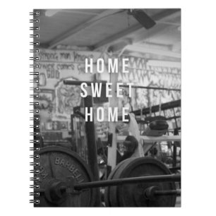 Gym - Home Sweet Home - Barbell - Workout Notitieboek