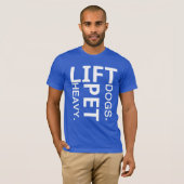 Gym Hond Leven T-shirt (Voorkant volledig)