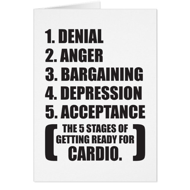 Gym Humor - Cardio (Voorkant)