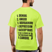 Gym Humor - Cardio T-shirt (Achterkant)