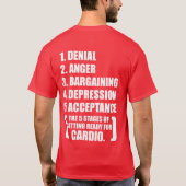 Gym Humor - Cardio T-shirt (Achterkant)
