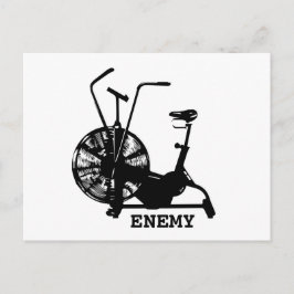 Gym Humor Zwart Wit Funny Workout Briefkaart