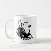 Gym Humor Zwart Wit Funny Workout Koffiemok (Links)