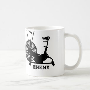 Gym Humor Zwart Wit Funny Workout Koffiemok