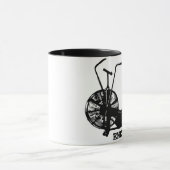 Gym Humor Zwart Wit Funny Workout Mok (Midden)