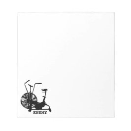 Gym Humor Zwart Wit Funny Workout Notitieblok