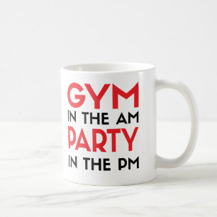 Gym in de AM-partij in de PM Koffiemok
