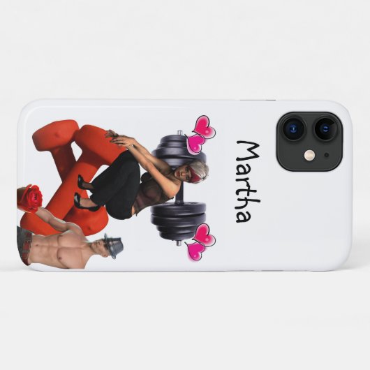 Gym Iphone-draagtas Case-Mate iPhone Case (Achterkant (horizontaal))