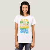 Gym is geen onderwerp t-shirt (Voorkant volledig)