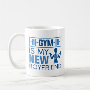 Gym is mijn nieuwe vriend koffiemok