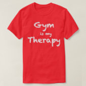 Gym is mijn therapie Essential TShirt (Design voorkant)