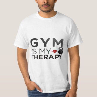 Gym is mijn therapie t-shirt