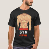 Gym Junkie: Fit Body Illusion T-shirt (Voorkant)
