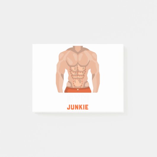 Gym Junkie Post-it® Notes (Voorkant)