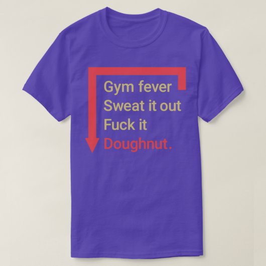 Gym junkie t-shirt (Design voorkant)
