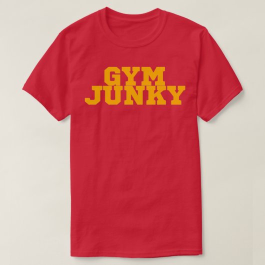 GYM JUNKY 13 T-SHIRT (Design voorkant)