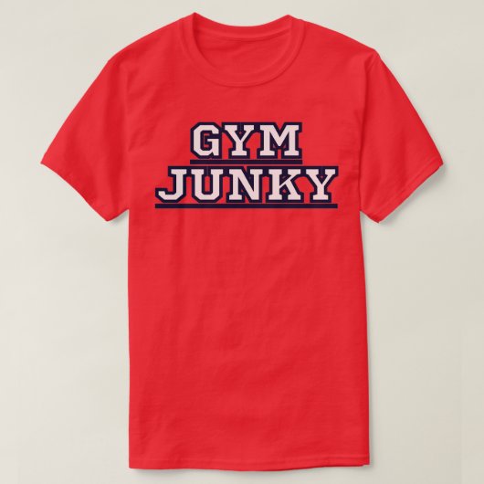 GYM JUNKY 35 T-SHIRT (Design voorkant)