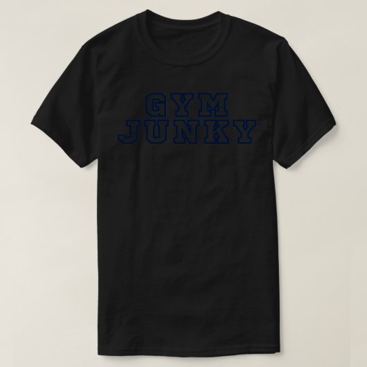 GYM JUNKY 6 T-SHIRT (Design voorkant)