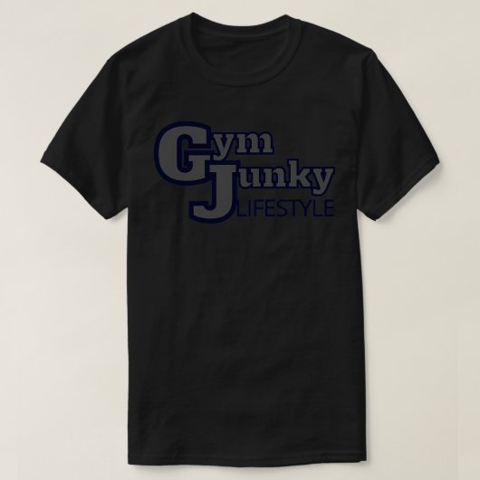 GYM JUNKY LIFESTYL 1 T-SHIRT (Design voorkant)