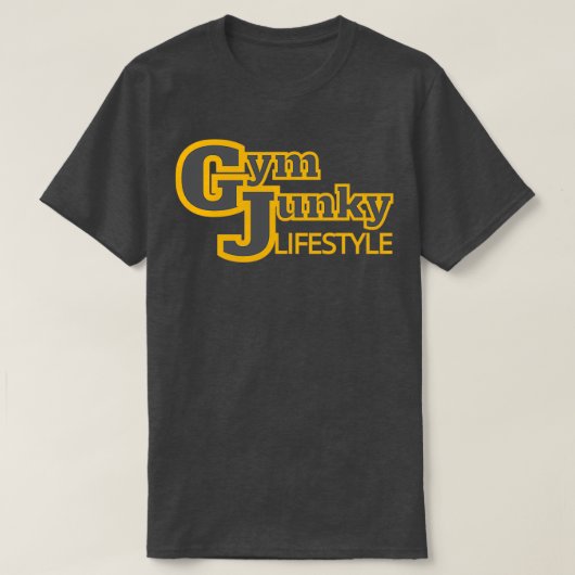 GYM JUNKY LIFESTYL 2 T-SHIRT (Design voorkant)