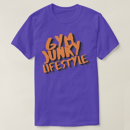 GYM JUNKY LIFESTYL 5 T-SHIRT (Design voorkant)