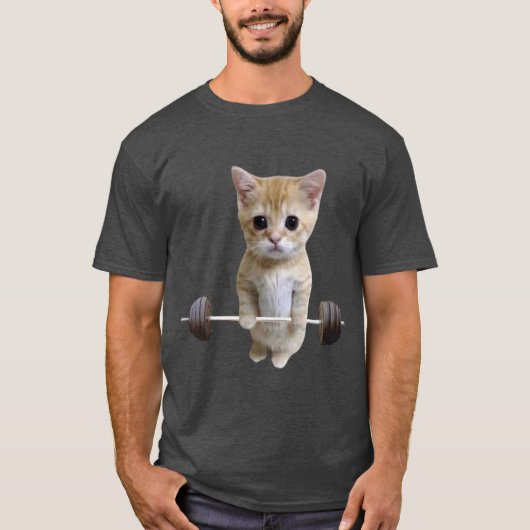 Gym Kat Deadlift T-shirt (Voorkant)