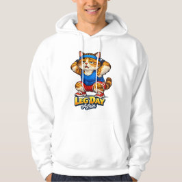 Gym Kat Humor Kunstwerk – Grappige Workout Stijl Hoodie
