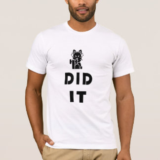 Gym kat ontwerp t-shirt